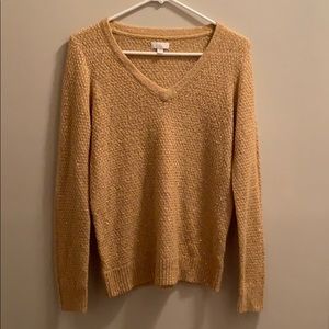 Gold sweater